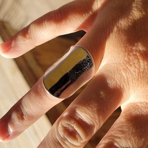 Chunky Silver Ring 7